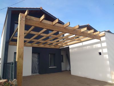 TERRASSE BOIS CLÔTURE ET PERGOLA